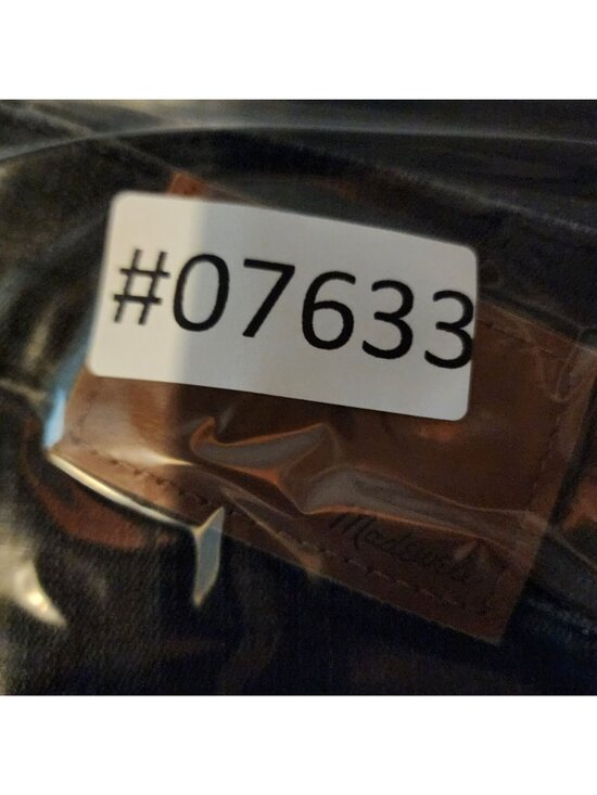 Madewell Jeans Womens 24 Black Denim Button Fly Skinny - Picture 13 of 13